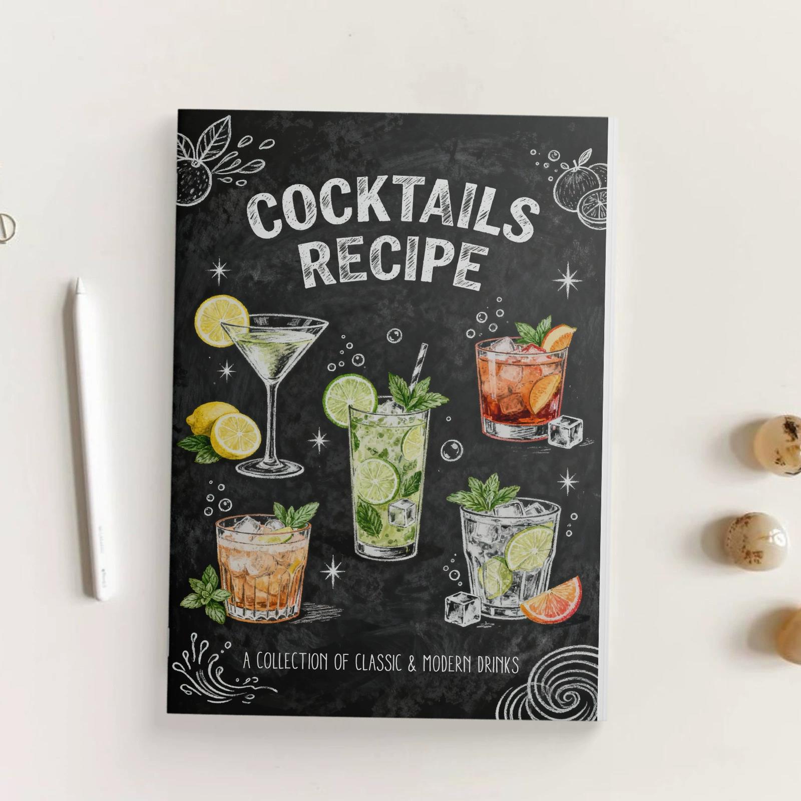 Cocktail Recipe Book - 클래식 및 모던 칵테일 레시피북, 초보자