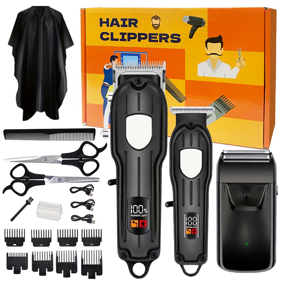 Home Barbershop - 전문가용 충전식 헤어 클리퍼 헤어 트리머,