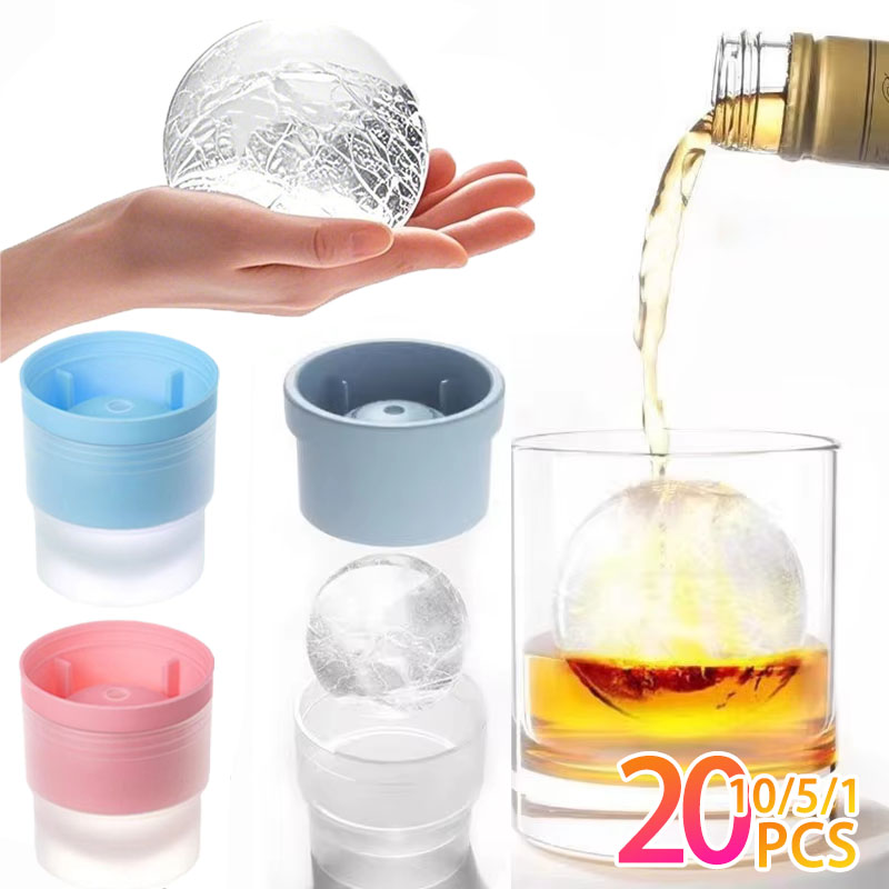 1-20PCS 대형 아이스 볼 메이커 다목적 실리콘 위 - Ice Mold Sphere 리뷰 및 가격